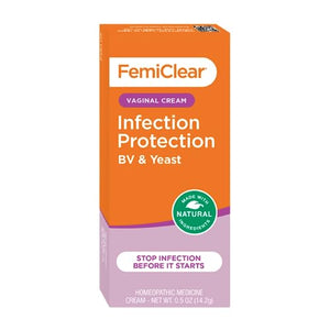 FemiClear BV & Yeast Infection Protection Vaginal Cream, Made with Natural Ingredients