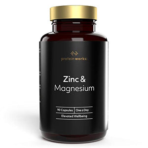 Protein Works - Zinc & Magnesium Supplement Tablets |Added Vitamin B6 | Combats Tiredness & Fatigue