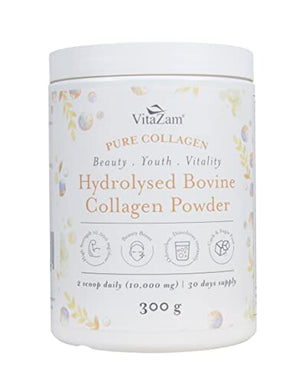 Vitazam Bovine Collagen Peptides - Hydrolyzed Type 1 & 3 Collagen Powder Protein Supplement for Healthy