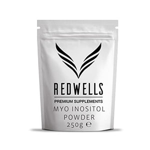 Myo Inositol Powder REDWELLS PCOS & Fertility GMO Free Vegan - 250g Pack