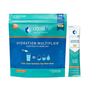 Liquid I.V. Hydration Multiplier - Tropical Punch - Hydration Powder Packets | Electrolyte