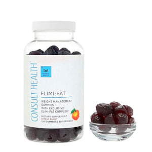 Consult Health ELIMI-Fat Weight Management Gummies – Dietary Supplement – Citrus Burs