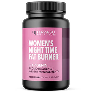 Night Time Fat Burner for Women | Weight Loss and Sleep Support Blend With Apigenin