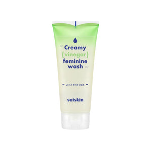 Suiskin Green Apple Vinegar Feminine Wash | Removes odor, pH balanced with Vegan Probiotics, Fragrance-free