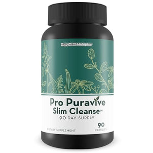 Pro Puravive Slim Cleanse - 90 Day Supply - Our Best Gentle Full Body Detox Cleanse