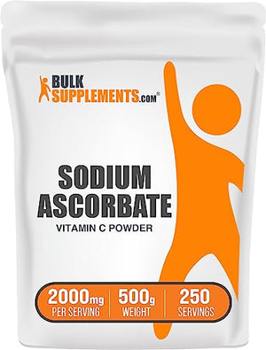 BulkSupplements.com Sodium Ascorbate Powder - Antioxidant Powder - Sodium Ascorbate