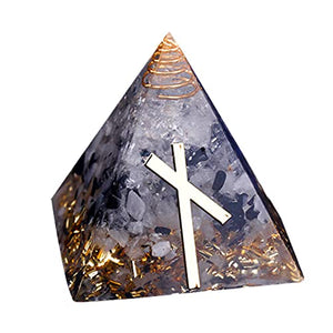 Chrikidor,Rune Pyramid,Orgone Pyramid Crystal Energy Generator Orgonite Balancing