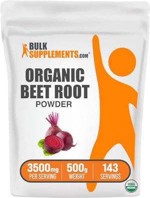 BULKSUPPLEMENTS.COM Organic Beet Root Powder - Beet Powder Organic, Beetroot