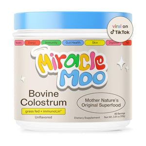 Colostrum Supplement for Gut Health, Hair Growth, Beauty and Immune Support