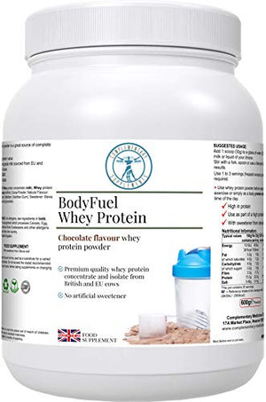 Complementary Supplements - BodyFuel Whey Protein Isolate & Concentrate Chocolate Flavour