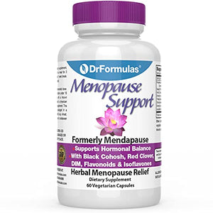 DrFormulas Menopause Supplement for Hot Flashes, Night Sweats Relief, and Support with DIM