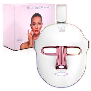Red Light Therapy M-Ask Red Light Facial M-Ask Red Light Therapy for Face 7-1 Colors Light for Face Home Use