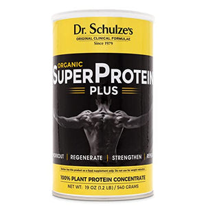 Dr. Schulze's | SuperProtein Plus | 100% Plant Protein Concentrate | Organic Powder Mix