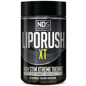 LIPORUSH NDS Nutrition XT - Super Concentrated Thermogenic with L-Carnitine & Teacrine
