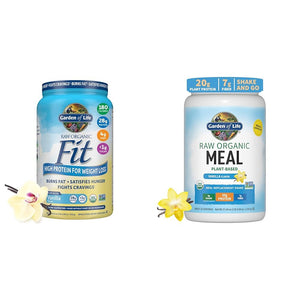 Garden of Life Raw Organic Fit Vegan Protein Powder Vanilla & Vegan Protein Powder