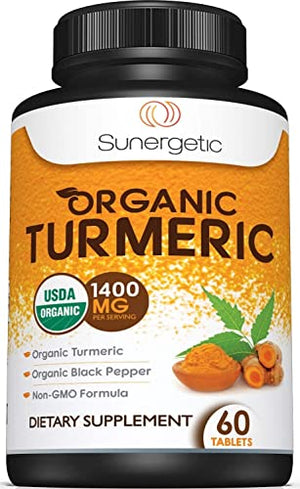 ied Organic Turmeric Supplement – Includes Organic Turmeric & Organic Black