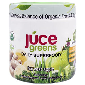 Terra Kai Organics JUCE Green Superfood Powder, Organic Fruits and Veggies Supplement