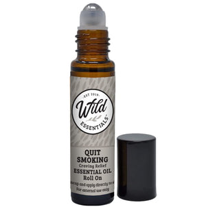 Wild Essentials Quit Smoking Essential Oil Roll On, 10ml for for help with cessation programs