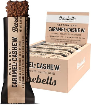 Barebells Protein Bars Caramel Cashew - 12 Count, 1.9oz Bars with 20g of High Protein