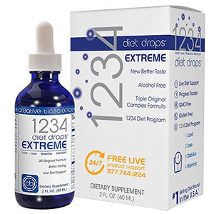Creative Bioscience 1234 Diet Drops Extreme for Women & Men, Diet Drops for Weight
