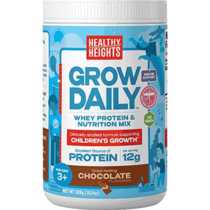 Grow Daily 3+ Shake Mix 7-serving Canister by Healthy Heights - Protein Powder