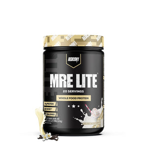 REDCON1 MRE Lite Whole Food Protein Powder, Vanilla - Low Carb & Whey Free Meal