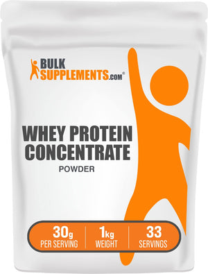 BulkSupplements.com Whey Protein Concentrate - Whey Protein Powder - Protein Powder