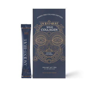 Ancient + Brave Wild Collagen Sachets 15 x 5g - Wild Caught Marine Collagen Powder