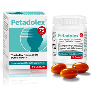 Petadolex - Migraine Relief - Patented Butterbur Root Extract, 75mg PA-Free Butterbur Extract