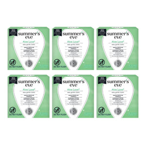 Summers Eve Cleansing Cloths 16 Count Aloe Love (6 Pack)