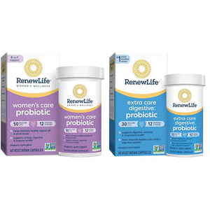 Renew Life Women's Probiotic Capsules, 50 Billion CFU Guaranteed, Supports Vaginal
