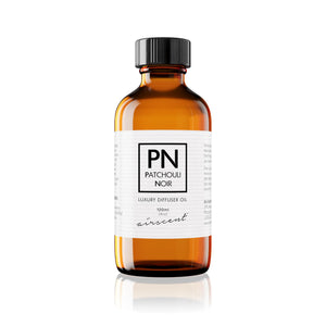 Patchouli Noir Diffuser Oil - Air-Scent Aroma and Essential Oil Blend - 120 Milliliter (4 fl oz) Bottle