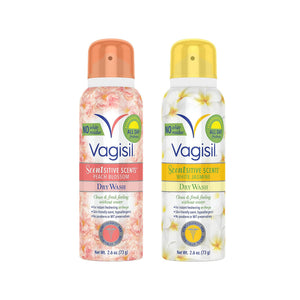 Vagisil Scentsitive Scents Feminine Dry Wash Deodorant Spray for Women, Gynecologist Tested