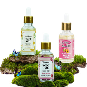 3 Packs Natural Yoni Oil Feminine Wash Ph Balanced for Women, Eliminates Vaginal Odor