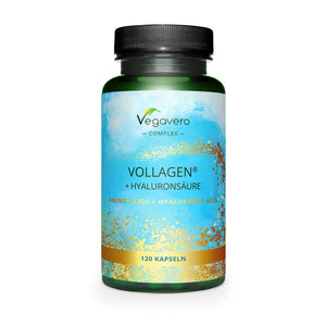 Vegavero Vegan Collagen Complex + Hyaluronic Acid | NO Additives | Vegan Collagen Powder VollagenĀ®