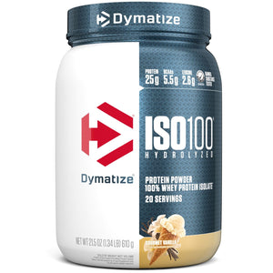 Dymatize ISO100 Hydrolyzed Protein Powder, 100% Whey Isolate , 25g of Protein, 5.5g