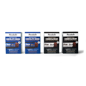 BAREBELLS Protein Bars Variety Value Pack - 16 Count, 1.9oz Bars - Protein Snacks