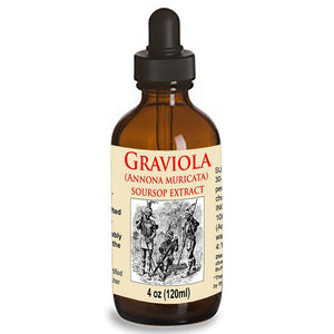 Organic Graviola Liquid Soursop Extract 4 oz Wildcrafted Tincture