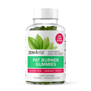 Zenwise Health Fat Burner Gummies - Appetite Suppressant for Weight Loss with Green