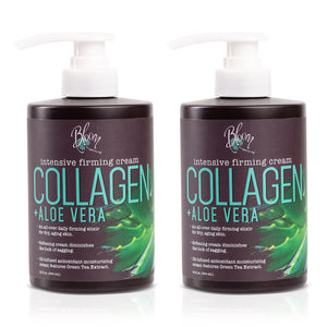 BLOOM Collagen Lotion Skin Care Firming Body Cream, Intensive Anti Aging Moisturizer