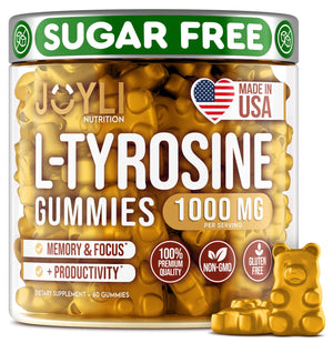 Joyli L Tyrosine Gummies 1000MG - L-Tyrosine Supplement for Kids & Adults