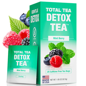 Total Tea Slimming Detox Tea for a Healthy Weight Support - Caffeine Free - Herbal