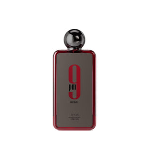Afnan 9 PM Rebel unisex Eau de Parfum 3.4 fl oz fragrance bottle