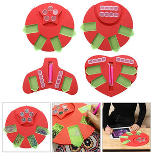 diamond painting tool storage tray resin craft organizer 27.5cm