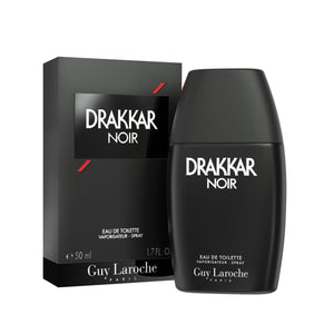 Guy Laroche Drakkar Noir Eau de Toilette for Men 1.7 fl oz cologne bottle