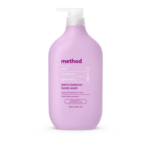 Method Body Wash Berry Balance 28 oz bottle