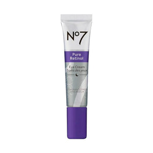No7 Pure Retinol Eye Cream 15ml tube – professional strength retinol treatment for eye wrinkles.