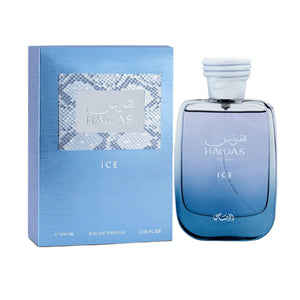 RASASI Hawas Ice Eau de Parfum for Men 100 ml premium Arabian fragrance bottle