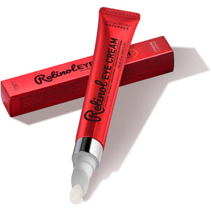 A 0.85 fl. oz tube of Retinol Eye Cream designed for anti-aging, tightening the eye contour, and reducing dark circles.