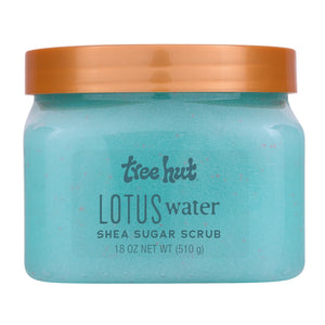 Tree Hut Lotus Water Shea Sugar Body Scrub 18 oz jar
